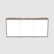Middle Atlantic credenza in white